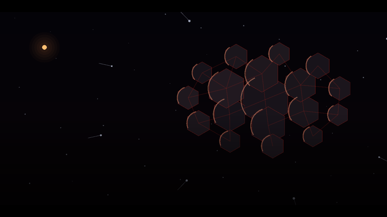 The Accretion structure feeding in open space